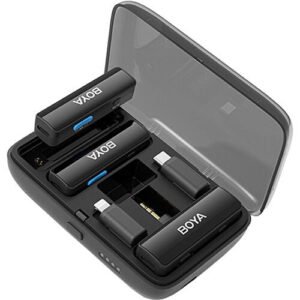 Boya BoyaLink Sistem de Microfon Wireless dublu cu adaptor (2.4gHz) – Default Title