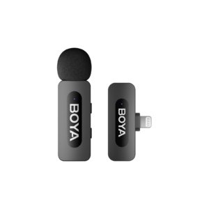 BOYA BY-V1 Sistem de microfon wireless ultracompact pentru dispozitive iOS (lightning) – Default Title