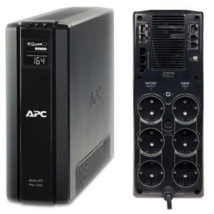 UPS APC Back-UPS RS line-interactive / aprox.sinusoida 1500VA / 865W, 6 conectori Schuko CEE7, BR1500G-GR