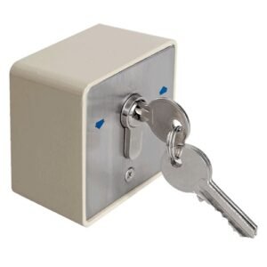 Buton cu cheie YKS-803D1, 2 comutatoare, 3 chei, aparent