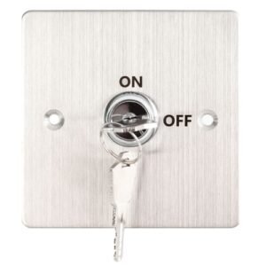 Buton de iesire cu cheie KY-B-SS-2, ingropat/aparent, otel inoxidabil