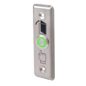 Buton de iesire PBK-811A(LED)-gn/bl/rd, LED, ingropat, otel inoxidabil
