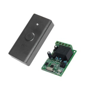 Buton de iesire wireless Secukey Wbutton 1,  433MHz, aparent, acumulator 2032 3V