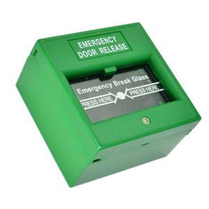 Buton cerere iesire de urgenta Bentel BIV911, cu geam, verde