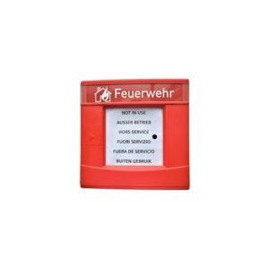 Buton incendiu adresabil Bosch DM1103B-Ex, dubla actiune, policarbonat, compatibil SB3-Ex, rosu