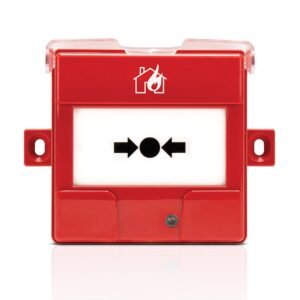 Buton incendiu adresabil de exterior Satel ROP-401, resetabil, indicator LED, compatibil cu ACSP-402