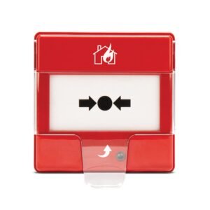 Buton incendiu adresabil Satel ROP-400, resetabil, indicator LED, compatibil cu ACSP-402
