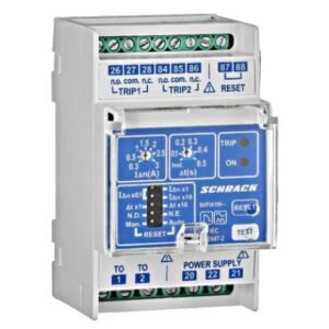 Releu diferential tip A Schrack BXFIA100, fara display, 30mA – 3A