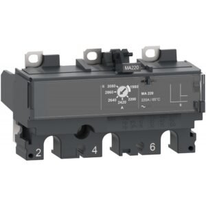 Unitate de declansare MA220 pentru intreruptoarele ComPacT NSX 250, magnetice, 220 A, 3 poli 3d Schneider C253MA220