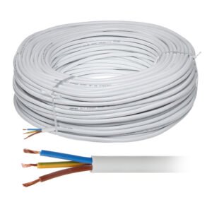 Cablu alimentare MYYM 3×1.5, 3×1.50 mm, plat, CCA, rola 100 m