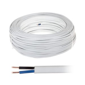 Cablu alimentare MYYUP 2×1, 2×1.00 mm, plat, CCA, rola 100 m