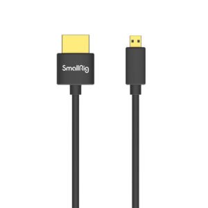 SmallRig 3043 Cablu Full HDMI – Micro HDMI 4K Ultra Slim (D la A) 55 cm – Default Title