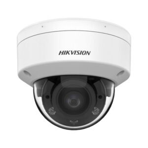 Camera supraveghere Dome Hikvision Hybrid Light ColorVu DS-2CE50DF3T-VPLSZE, 2 MP, 2.8-12 mm, lR/lumina alba 60 m, microfon, IP67, PoC