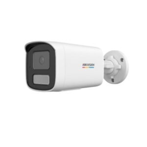 Camera supraveghere exterior IP cu iluminare duala Hikvision ColorVu DS-2CD1T47G3H-LIUF/SL, 4 MP, 2.8 mm, microfon si difuzor, IR + lumina alba 50 m, stroboscop, alarma, slot card, PoE