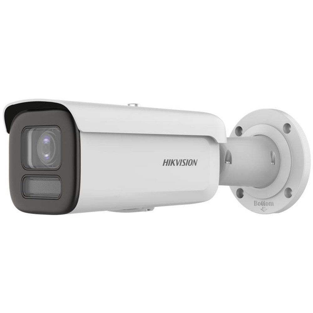 Camera supraveghere exterior IP cu iluminare duala Hikvision ColorVu DS-2CD2687G2HT-LIZS, 8 MP, 2.8 – 12 mm, motorizat, IR/lumina alba 60 m, slot card, detectie miscare, protectie perimetrala, PoE