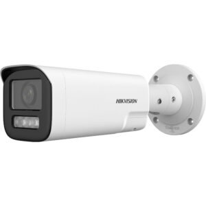 Camera supraveghere exterior IP cu iluminare duala Hikvision Dual Light DS-2CD1643G2-LIZU-SL, 4 MP, 2.8 – 12 mm, IR/lumina alba 50 m, microfon si difuzor, slot card, PoE
