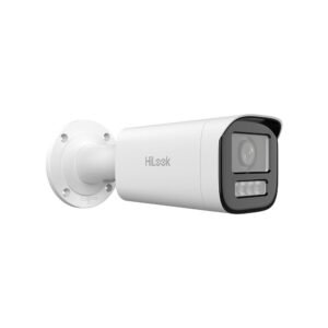 Camera supraveghere exterior IP Dual Light Hikvision HiLook IPC-B620HA-LZU, 2 MP, motorizata 2.8 – 12 mm, IR / lumina alba 50 m, microfon, detectie persoane/vehicule, PoE, slot card