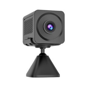 Camera supraveghere interior wireless WiFi Vstarcam Full color CB78W, 3 MP, 4 mm, night vision color, 1000 mAh, detectie umana, microfon si difuzor, slot card, control de pe telefon
