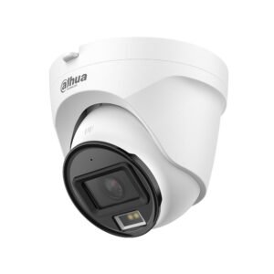Camera supraveghere IP Dome cu iluminare duala Dahua IPC-T1E49-A-IL-0280B-S2, 4 MP, 2.8 mm, IR 30 m, lumina alba 15 m, microfon, detectie persoane, PoE