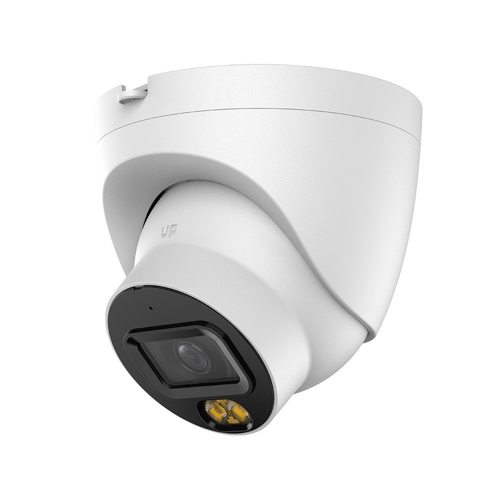 Camera supraveghere IP Dome cu iluminare duala Dahua WizSense IPC-HDW21249T-S-IL-0280B, 12 MP, 2.8 mm, IR/lumina alba 30 m, microfon, slot card, detectie miscare, SMD Plus, IP67, PoE