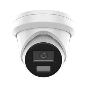 Camera supraveghere IP Dome cu iluminare duala Hikvision AcuSense DS-2CD2343G2-LI2U/SL, 4 MP, 2.8 mm, IR/lumina alba 30 m, microfon dual si difuzor, slot card, sirena, lumina stroboscopica, PoE