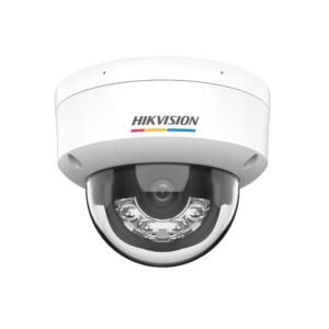 Camera supraveghere IP dome cu iluminare duala Hikvision ColorVu DS-2CD1147G2H-LIU, 4 MP, 4 mm, microfon, IR + lumina alba 30 m, PoE