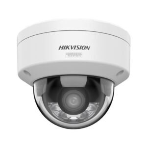 Camera supraveghere IP Dome cu iluminare duala Hikvision ColorVu DS-2CD2147G3-LIY, 4 MP, 2.8 mm, IR/lumina alba 30 m, slot card, anti-coroziune, PoE