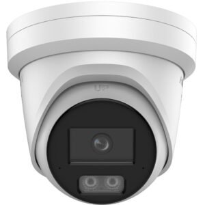 Camera supraveghere IP Dome cu iluminare duala Hikvision ColorVu DS-2CD2367G3-LI2UY, 6 MP, 2.8 mm, IR/lumina alba 30 m, slot card, microfon dual si difuzor, anti-coroziune, PoE
