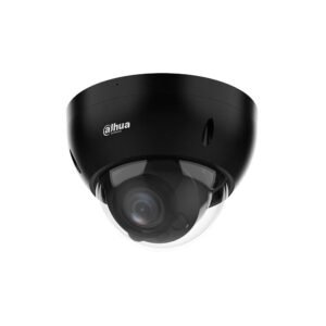 Camera supraveghere IP Dome Dahua WizSense IPC-HDBW2541R-ZAS-27135-S2-BLACK, 5 MP, 2.7 – 13.5 mm, motorizat, IR 40 m, slot card, microfon, detectie miscare, protectie perimetrala, PoE