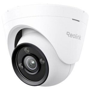 Camera supraveghere IP Dome Full Color Reolink CX820 ColorX P335X, 8 MP, 4 mm, night vision color, microfon si difuzor, lumina alba 30 m, slot card, sirena, protectie perimetrala, detectie om/vehicul/animal, PoE