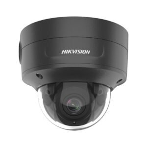Camera supraveghere IP Dome Hikvision Acusense Darkfighter DS-2CD2746G2-IZSBC, 4 MP, IR 40 m, 2.8-12 mm, slot card, PoE, IP66, clasificare persoane/vehicule