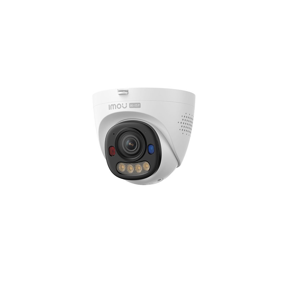 Camera supraveghere IP Dome Imou IPC-PS8E-5V0, 5MP, 2.8mm, IR 30m, microfon si difuzor, slot card, lumina avertizare, detectie om/vehicul, PoE