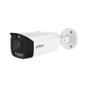 Camera supraveghere IP exterior cu iluminare duala Dahua WizSense TiOC Active Deterrence IPC-HFW3649T1-AS-PV-PRO, 6 MP, 3.6 mm, microfon dual si difuzor, IR 60 m, lumina alba 50 m, WizColor, AcuPick, sirena, slot card, PoE