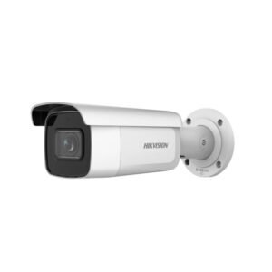 Camera supraveghere IP exterior Hikvision AcuSense DS-2CD2643G2-IZS, 4 MP, IR 60 m, 2.8 – 12 mm, motorizat, clasificare om/vehicul, PoE