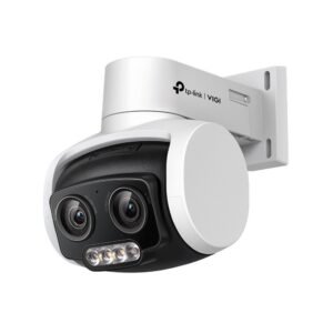 Camera supraveghere IP Speed Dome PT cu lentila duala TP-LINK Full Color VIGI C540V, 4 MP, 4 – 12 mm, IR/lumina alba 30 m, microfon si difuzor, slot card, active defense, clasificare si detectie om/vehicul, vizualizare de pe telefon, PoE, auto tracking