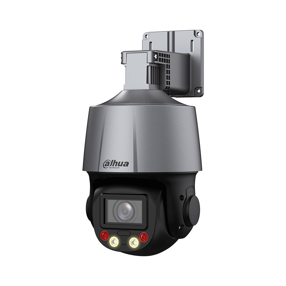 Camera supraveghere IP Speed Dome PTZ Dahua WizSense Dual Light SD3C405DB-GNY-A-PV, 4MP, 2.7 – 13.5mm, IR/lumina calda 50m/30m, 5x, slot card, Active Deterrence, microfon, difuzor, PoE