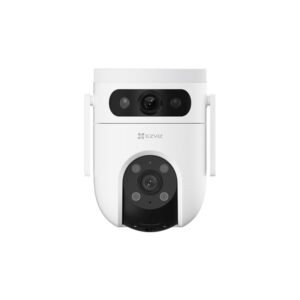Camera supraveghere IP WiFi PT cu lentila duala EZVIZ CS-H9C-5MP(DL), 5 MP, 2.8-6 mm, 2.4 GHz, IR/lumina alba 30 m, sirena, auto-tracking, microfon si difuzor, slot card