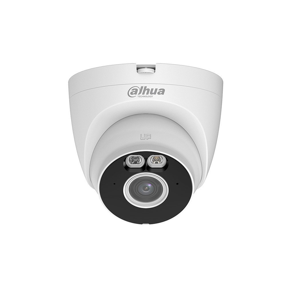 Camera supraveghere WiFi de exterior Dahua T5A‑IL, 5MP, WiFi 6, Iluminare Duala inteligenta 30 m, Detectie AI persoane si vehicule, Microfon integrat, H.265, Bluetooth pentru instalare rapida, Slot microSD, Carcasa metalica, IP67