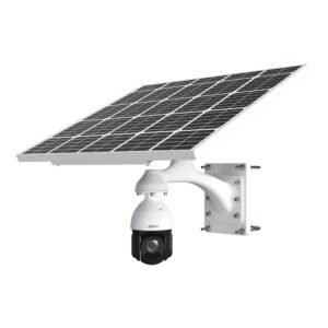 Camera supraveghere rotativa IP Speed Dome PTZ 4G cu panou solar Dahua Starlight WizSense, 4 MP, 5 mm–125 mm, IR 100 m, 25x, detectie faciala, slot card, IP66