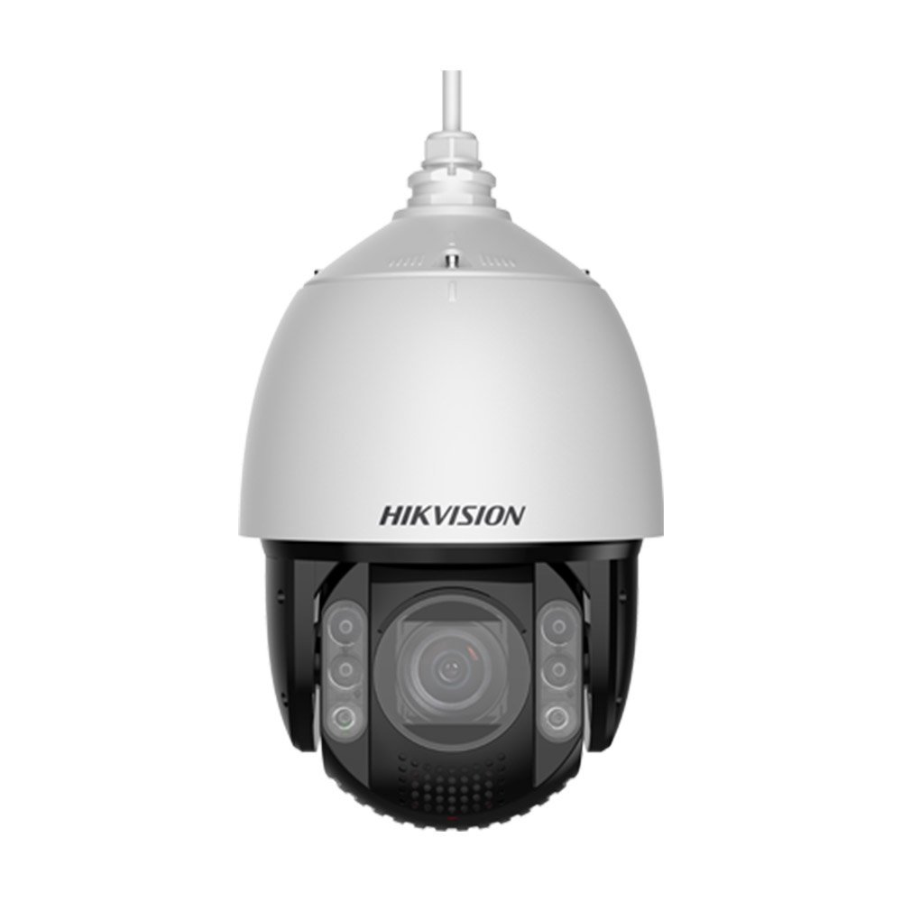 Camera supraveghere rotativa IP Speed Dome PTZ Hikvision DarkFighter DS-2DE7A432MWG-EB, 4 MP, IR 150 m, lumina alba 100 m, 5.9 – 188.8 mm, motorizat, 32x, slot card, difuzor, sirena, lumina stroboscopica, PoE, auto tracking