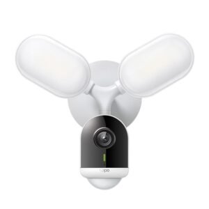 Camera supraveghere wireless IP WiFi cu proiectoare TP-Link Color Night Vision TAPO C720, 4 MP, IR/lumina alba 30 m, microfon si difuzor, slot card, control prin aplicatie, detectare smart, sirena