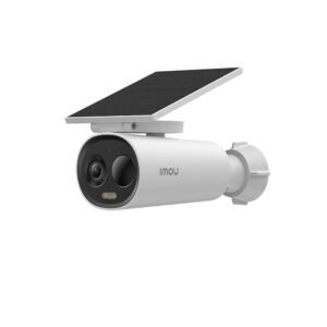 Camera supraveghere exterior WiFi cu panou solar IMOU Cell 3C IPC-K9DC-5M0WEH-V2, 5 MP, 2.8 mm, IR / lumina alba 15 m, 5000 mAh, slot card, microfon si difuzor