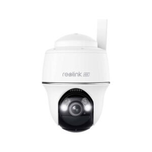 Camera supraveghere wireless rotativa GSM 4G LTE PT Reolink Go PT Ultra G440, 8 MP, IR/lumina alba 10 m, PIR 10 m, acumulator 6000 mAh, alarma personalizabila, microfon si difuzor, slot card, detectie om/vehicul/animal, vizualizare de pe telefon