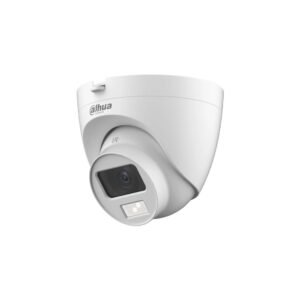Camera supraveghere Dome cu iluminare duala Dahua HAC-HDW1500CLQ-IL-A-0280B-S3-DIP, 5 MP, 2.8 mm, IR/lumina alba 20 m, microfon