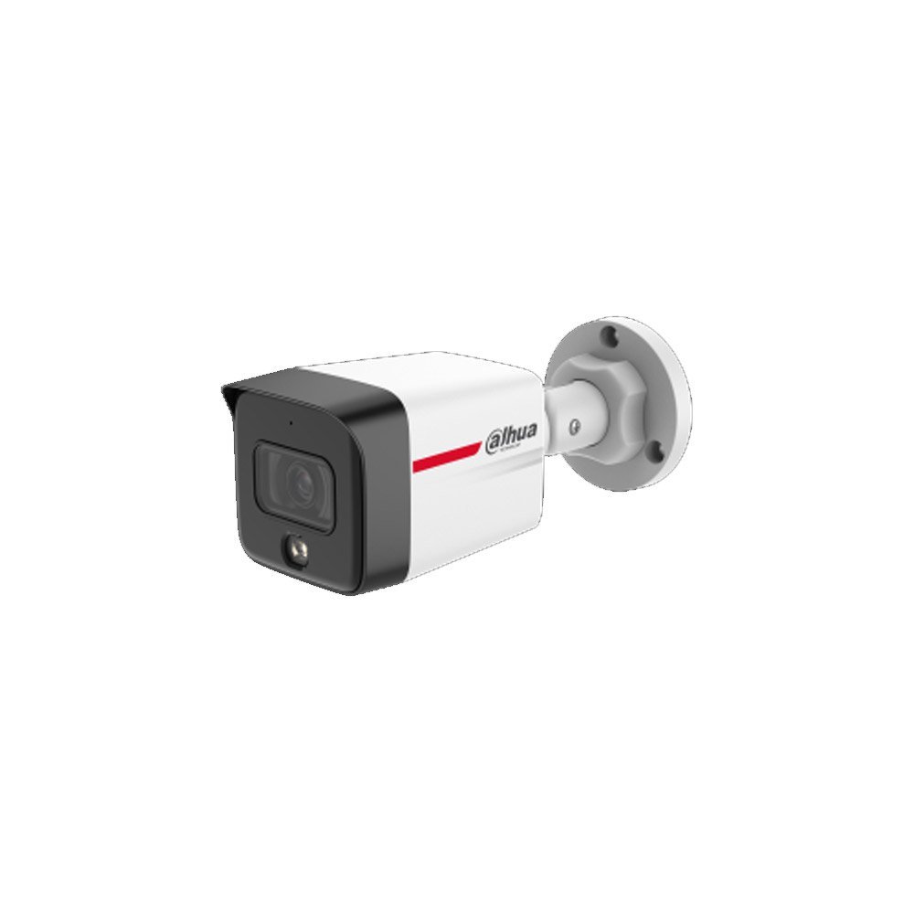Camera supraveghere exterior IP Dahua IPC-HFW1239TC1-A-LED-0360B-PRO, 2 MP, 2.8 mm, lumina alba 30 m, microfon, detectie persoane si vehicule, PoE