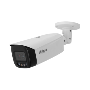 Camera supraveghere exterior IP Dahua WizMind IPC-HFW5449T1-ASE-D2-0280B, 4 MP, 2.8 mm, IR/lumina calda 50 m, microfon si difuzor, slot card, PoE