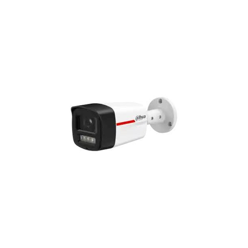 Camera supraveghere exterior IP Dahua WizSense IPC-HFW2249TL-S-LED-0280B-PROX, 2 MP, 2.8 mm, lumina alba 30 m, microfon dublu, AI, slot card, PoE