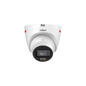 Camera supraveghere IP Dome Dahua WizSense DH-IPC-HDW2649T-S-PRO, 6 MP, 2.8 mm, lumina calda 30 m, microfon, slot card, PoE