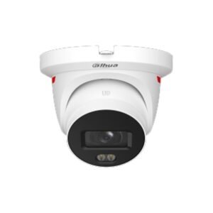 Camera supraveghere IP Dome Dahua WizSense IPC-HDW2449TH-S-LED-0280B-PROX, 4 MP, 2.8 mm, lumina alba 20 m, microfon dublu, AI, slot card, PoE