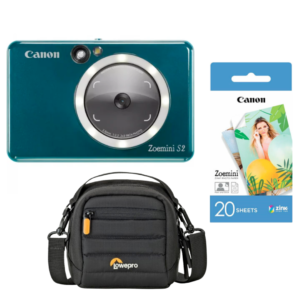 Canon camera foto instant Zoemini S2 Dark Teal cu husa si hartie (20) – Default Title